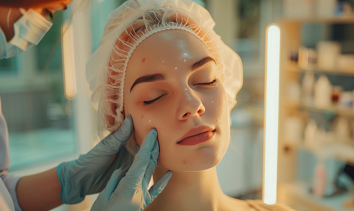 A dermatology examination